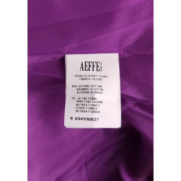 Moschino Cheap And Chic One Shoulder Midi Dress Size 42 US 8 Purple $349 - Picture 9 of 11